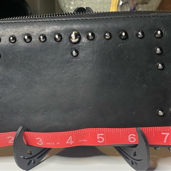 Jimmy Choo Black Studded Wallet - Picture 10 of 10
